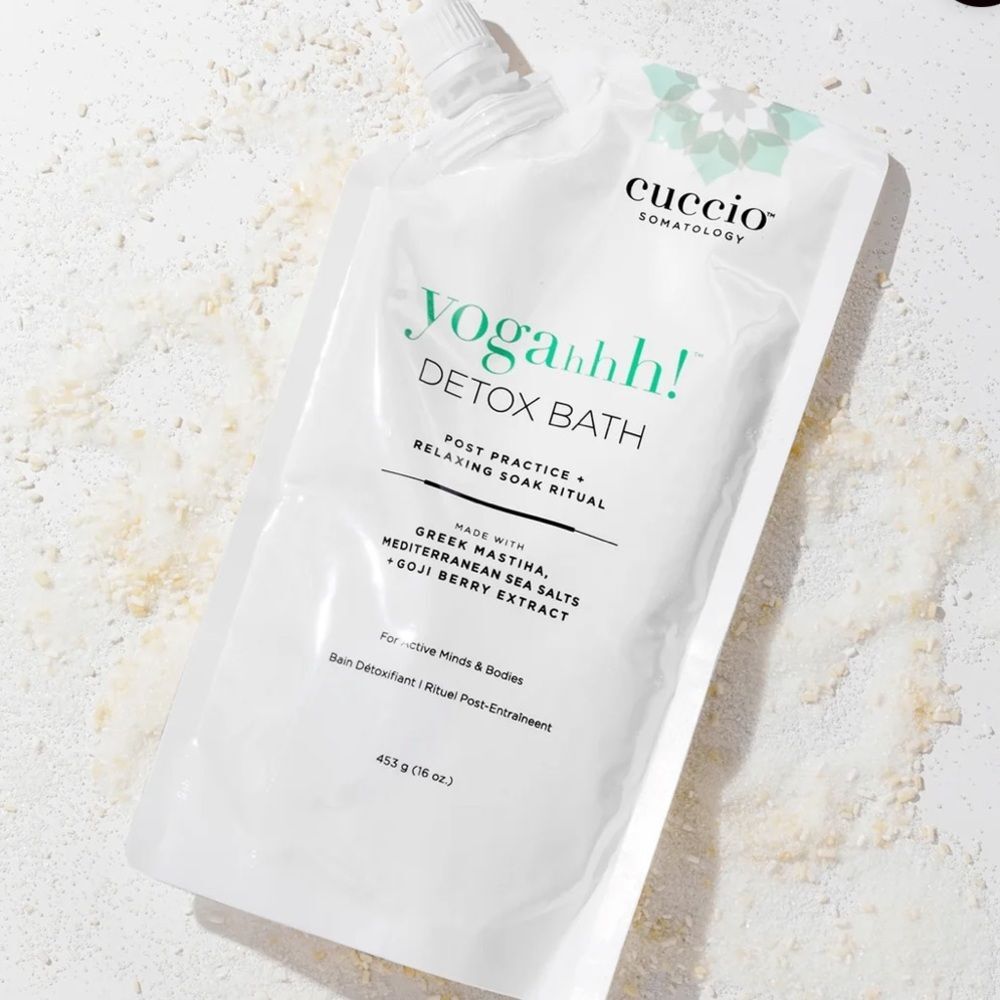 Cuccio Somatology Yogahhh Detox Bath Relaxing Soak Mediterranean Sea Salts Goji